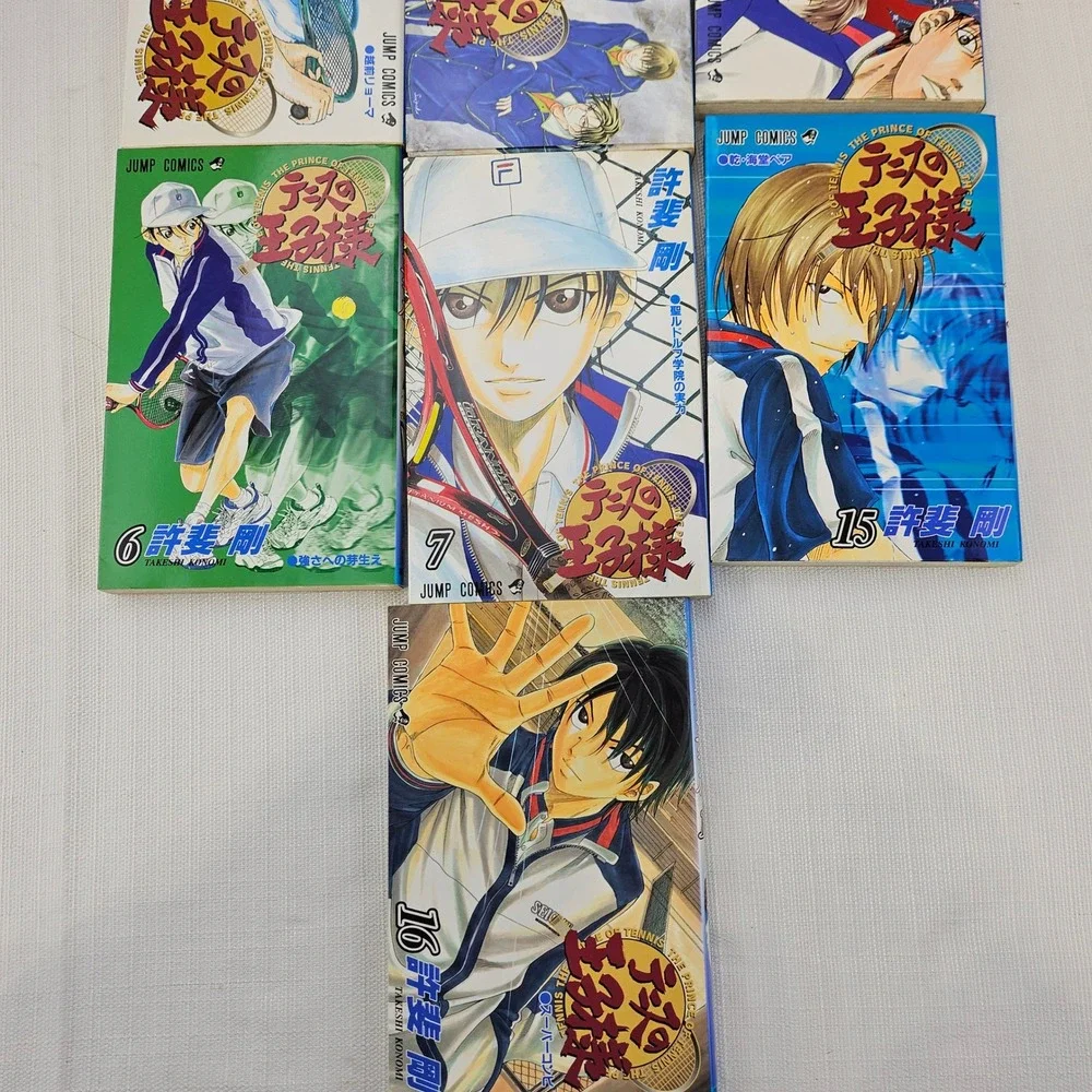 The Prince of Tennis Manga Japanese Volumes‎ 1 5 6 7 8 15 16 Set